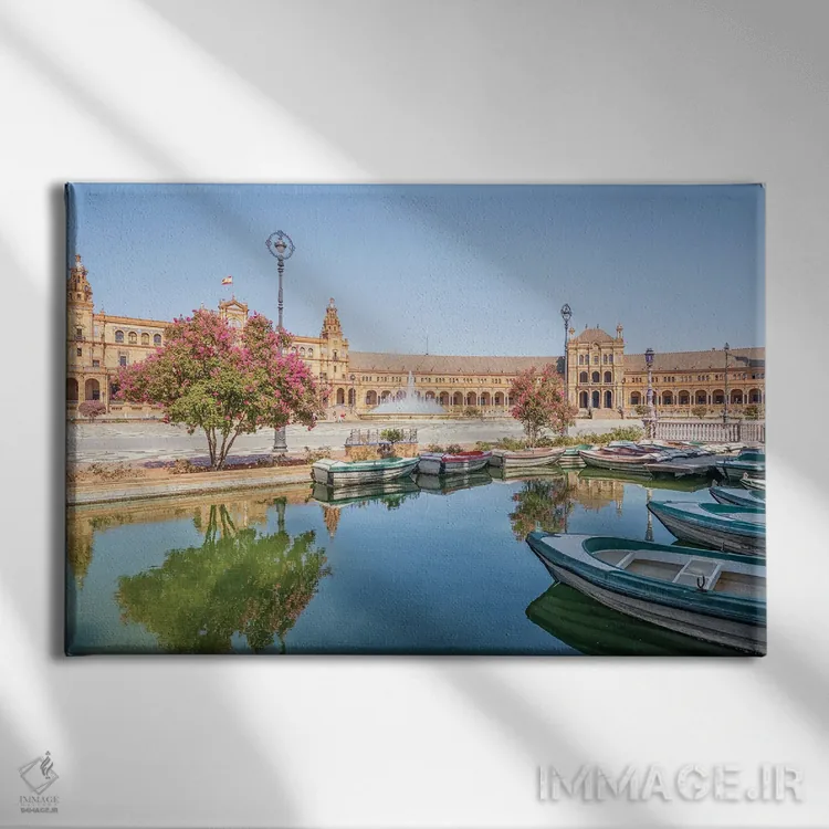 تابلو تابستان در سویا اثر مانجیک پیکچرز (استودیو عکاسی یا فیلمسازی) - نمای روبهرو روی دیوار