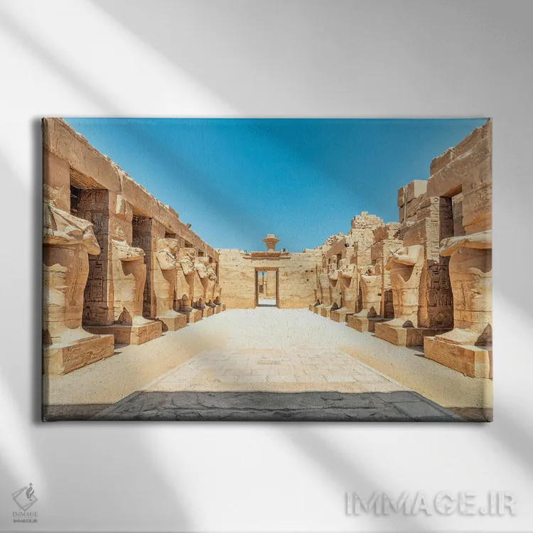 تابلو جهان باستان اثر مانجیک پیکچرز (استودیو عکاسی یا فیلمسازی) - نمای روبهرو روی دیوار