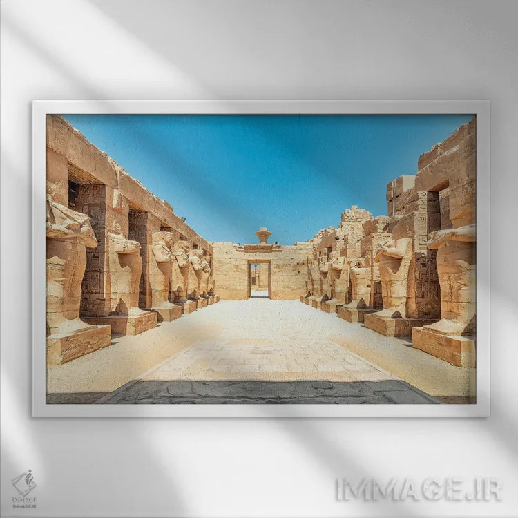 تابلو جهان باستان اثر مانجیک پیکچرز (استودیو عکاسی یا فیلمسازی) - نمای قابدار سفید