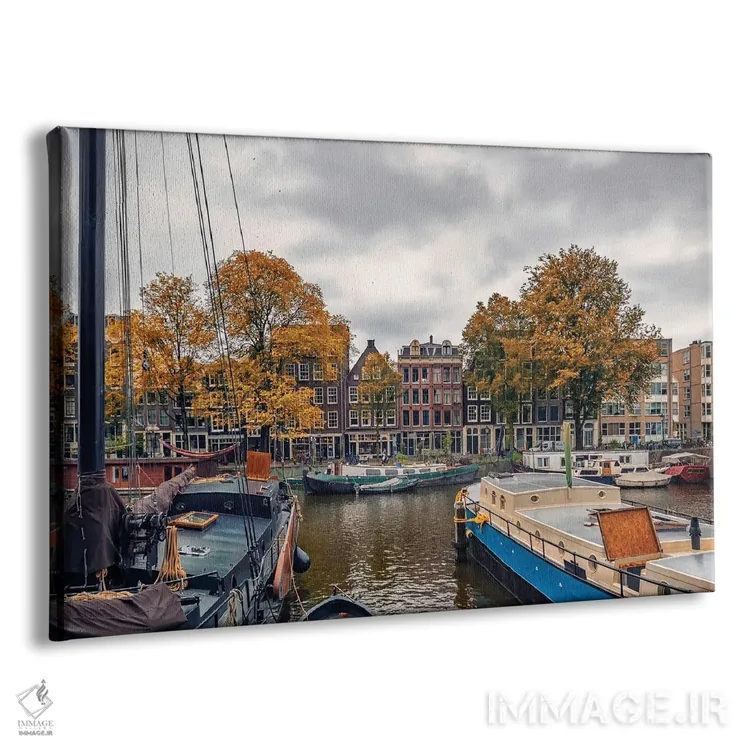 تابلو آمستردام در پاییز اثر مانجیک پیکچرز (استودیو عکاسی یا فیلمسازی) - نمای پرسپکتیو محصول