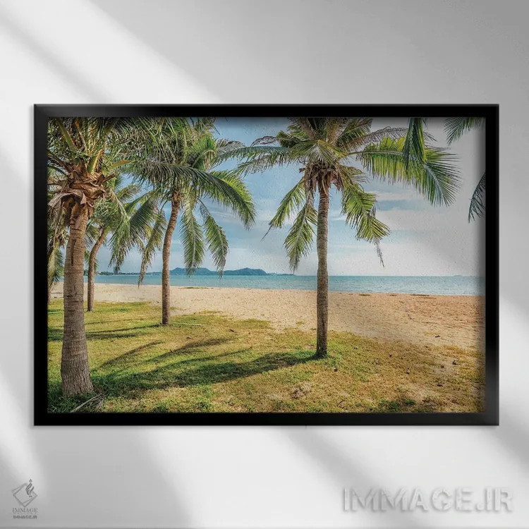 تابلو منظره چونبوری اثر مانجیک پیکچرز (استودیو عکاسی یا فیلمسازی) - نمای قابدار مشکی