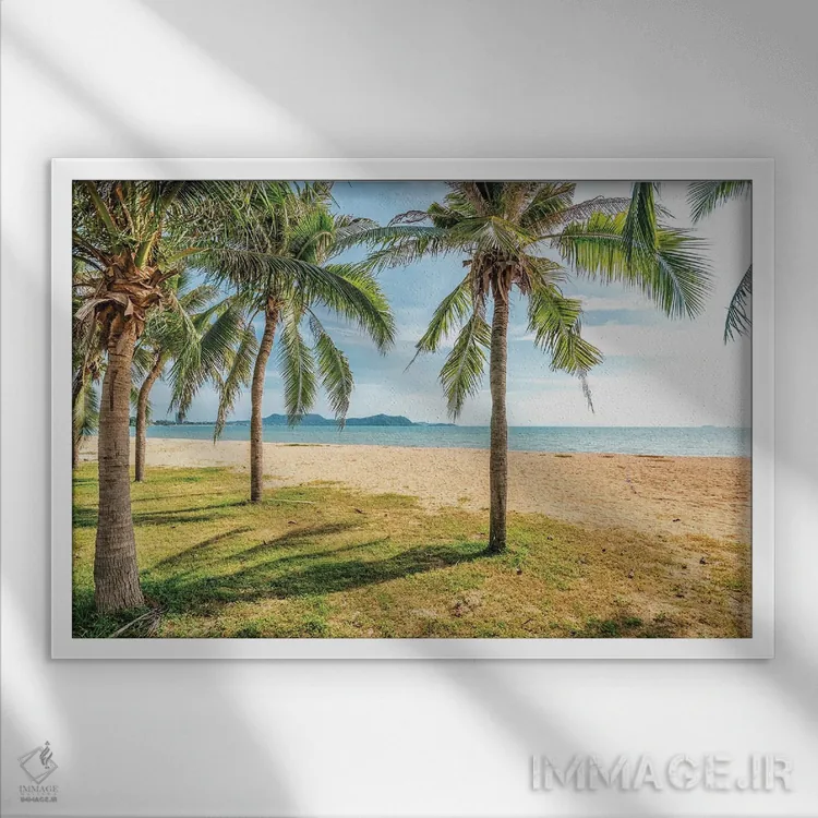 تابلو منظره چونبوری اثر مانجیک پیکچرز (استودیو عکاسی یا فیلمسازی) - نمای قابدار سفید