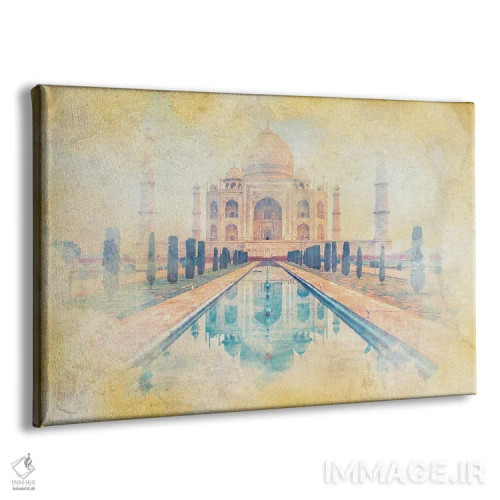 تابلو آبرنگ تاج محل اثر مانجیک پیکچرز (استودیو عکاسی یا فیلمسازی) - نمای پرسپکتیو محصول
