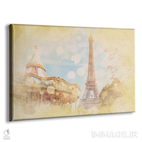 تابلو آبرنگ پاریس اثر مانجیک پیکچرز (استودیو عکاسی یا فیلمسازی) - نمای پرسپکتیو محصول