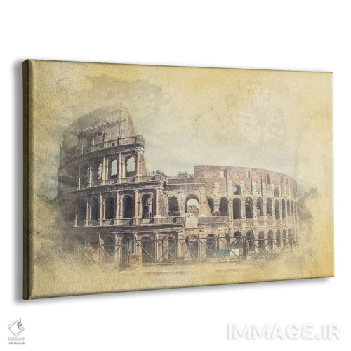 تابلو آبرنگ کولوسئوم (آمفیتئاتر رم) اثر مانجیک پیکچرز (استودیو عکاسی یا فیلمسازی) - نمای پرسپکتیو محصول