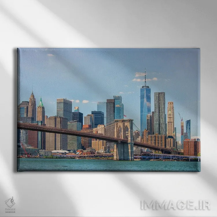 تابلو افق منهتن اثر مانجیک پیکچرز (استودیو عکاسی یا فیلمسازی) - نمای روبهرو روی دیوار