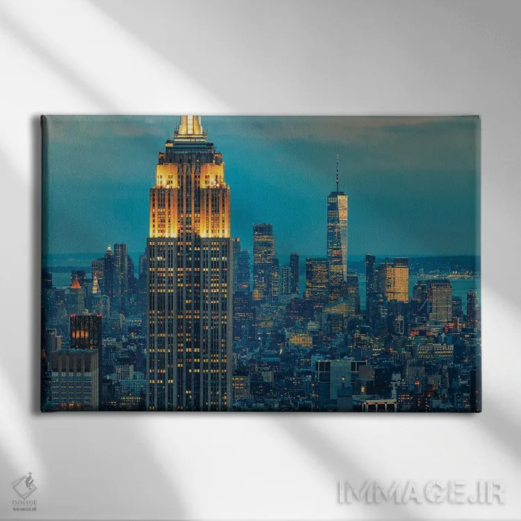 تابلو گرگومیش نیویورک اثر مانجیک پیکچرز (استودیو عکاسی یا فیلمسازی) - نمای روبهرو روی دیوار