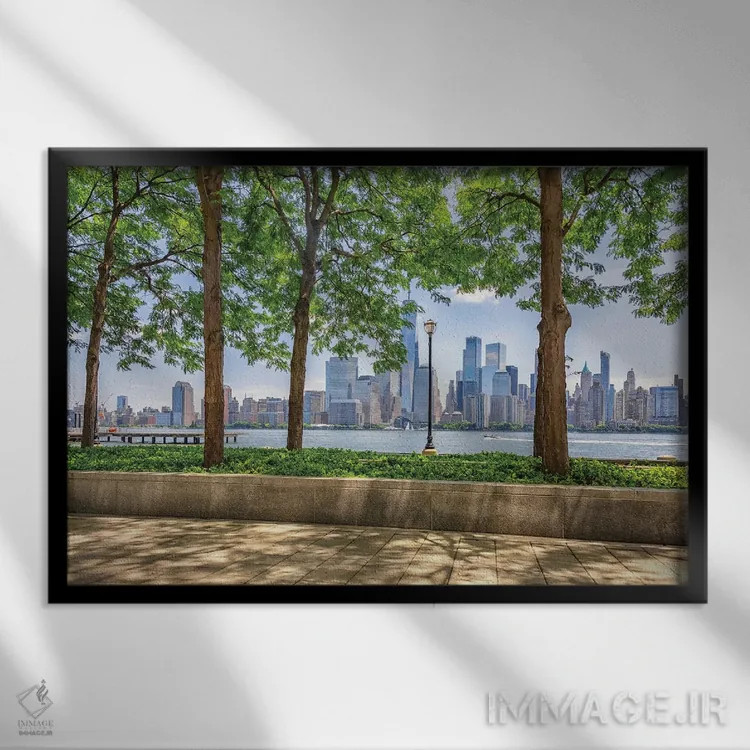 تابلو نمای نیوجرسی اثر مانجیک پیکچرز (استودیو عکاسی یا فیلمسازی) - نمای قابدار مشکی