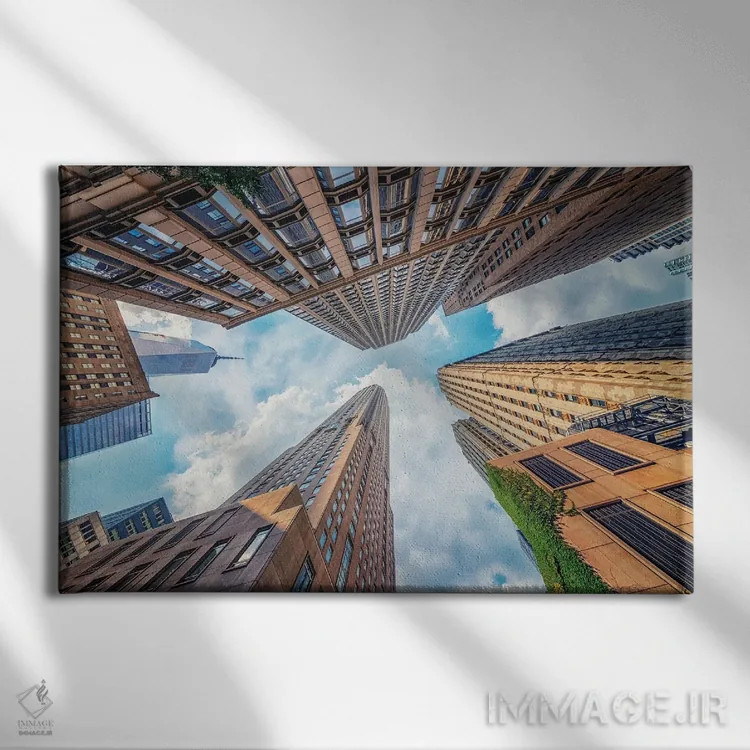 تابلو نگاه کردن به آسمان اثر مانجیک پیکچرز (استودیو عکاسی یا فیلمسازی) - نمای روبهرو روی دیوار