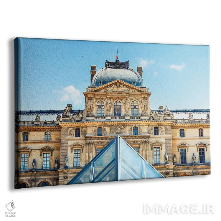 تابلو معماری لوور (موزه لوور پاریس) اثر مانجیک پیکچرز (استودیو عکاسی یا فیلمسازی) - نمای پرسپکتیو محصول