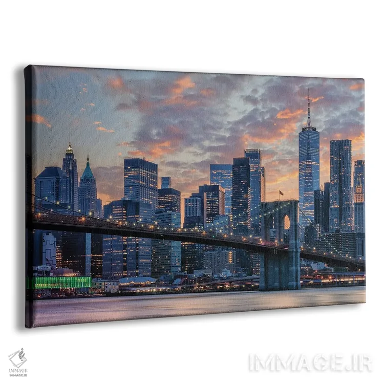 تابلو غروب در منهتن اثر مانجیک پیکچرز (استودیو عکاسی یا فیلمسازی) - نمای پرسپکتیو محصول