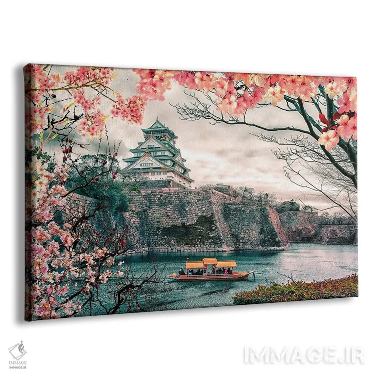 تابلو شکوفه گیلاس در اوزاکا اثر مانجیک پیکچرز (استودیو عکاسی یا فیلمسازی) - نمای پرسپکتیو محصول