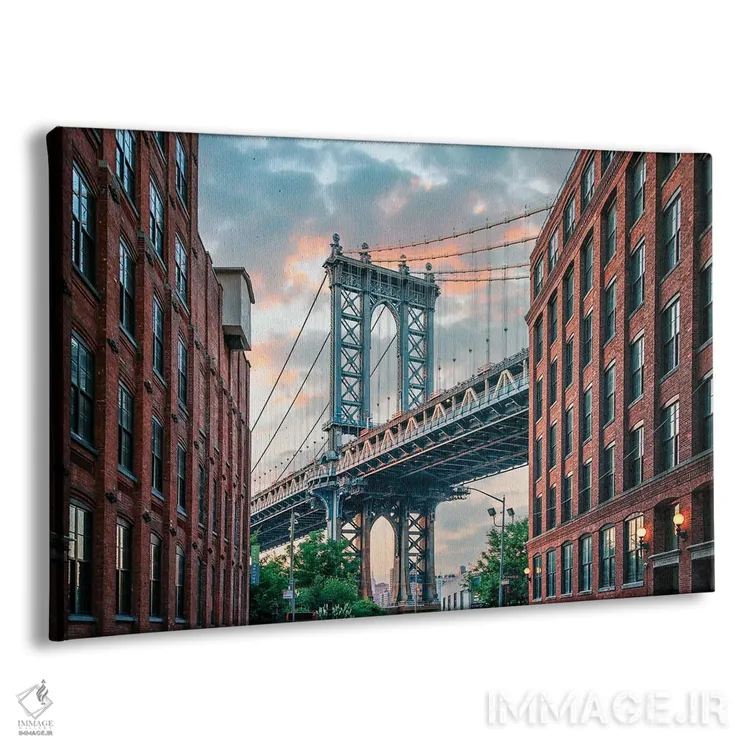 تابلو پل منهتن در غروب اثر مانجیک پیکچرز (استودیو عکاسی یا فیلمسازی) - نمای پرسپکتیو محصول