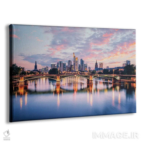 تابلو غروب در فرانکفورت اثر مانجیک پیکچرز (استودیو عکاسی یا فیلمسازی) - نمای پرسپکتیو محصول