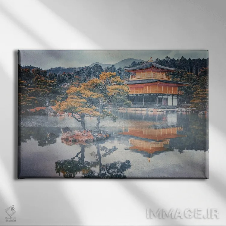 تابلو صبح در کیوتو اثر مانجیک پیکچرز (استودیو عکاسی یا فیلمسازی) - نمای روبهرو روی دیوار