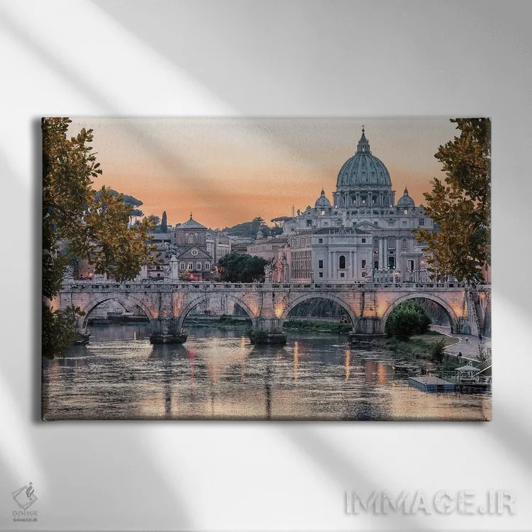 تابلو رم در پاییز اثر مانجیک پیکچرز (استودیو عکاسی یا فیلمسازی) - نمای روبهرو روی دیوار