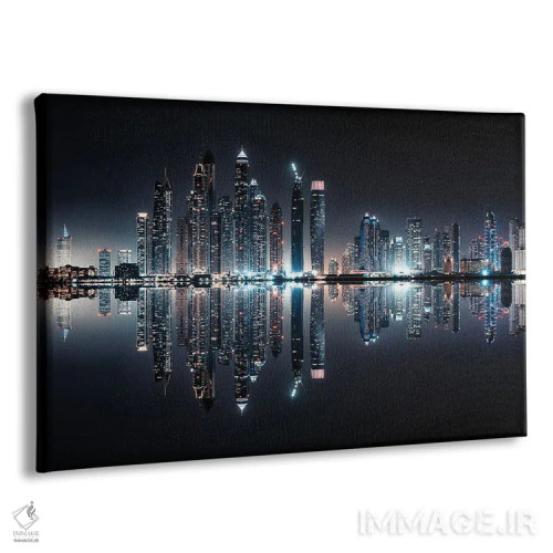 تابلو انعکاس مارینای دبی اثر مانجیک پیکچرز (استودیو عکاسی یا فیلمسازی) - نمای پرسپکتیو محصول