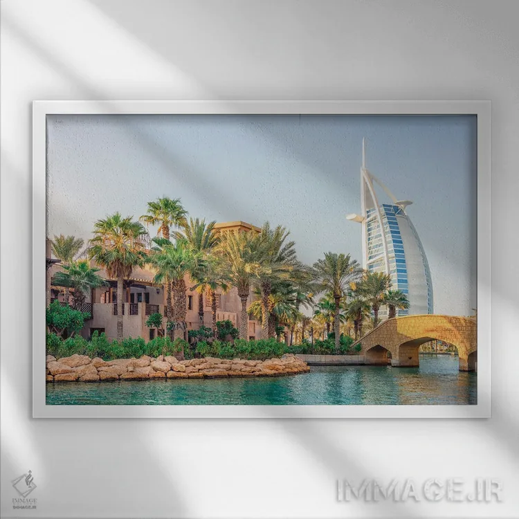 تابلو جمیرا (دبی) اثر مانجیک پیکچرز (استودیو عکاسی یا فیلمسازی) - نمای قابدار سفید