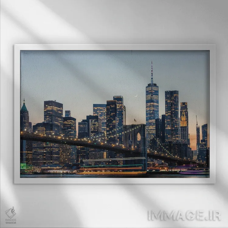 تابلو عصر زیبا اثر مانجیک پیکچرز (استودیو عکاسی یا فیلمسازی) - نمای قابدار سفید