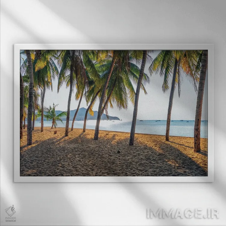 تابلو روز آفتابی در تایلند اثر مانجیک پیکچرز (استودیو عکاسی یا فیلمسازی) - نمای قابدار سفید