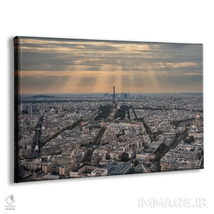 تابلو پرتو خورشید بر شهر پاریس اثر مانجیک پیکچرز (استودیو عکاسی یا فیلمسازی) - نمای پرسپکتیو محصول