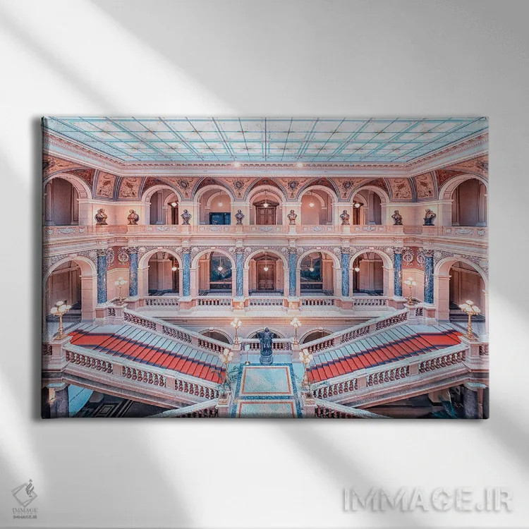 تابلو موزه ملی پراگ اثر مانجیک پیکچرز (استودیو عکاسی یا فیلمسازی) - نمای روبهرو روی دیوار
