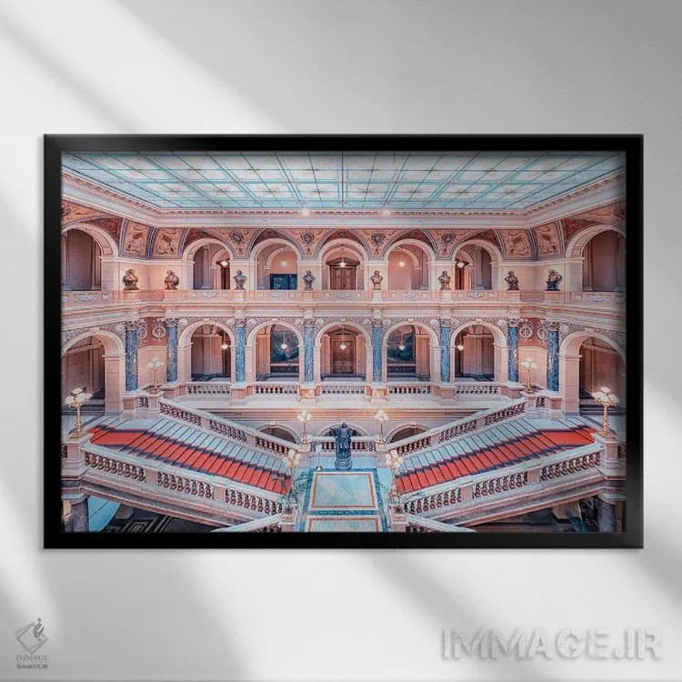 تابلو موزه ملی پراگ اثر مانجیک پیکچرز (استودیو عکاسی یا فیلمسازی) - نمای قابدار مشکی