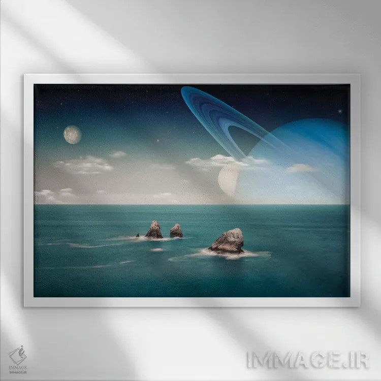 تابلو جهان دیگر (اثر مفهومی) اثر مانجیک پیکچرز (استودیو عکاسی یا فیلمسازی) - نمای قابدار سفید