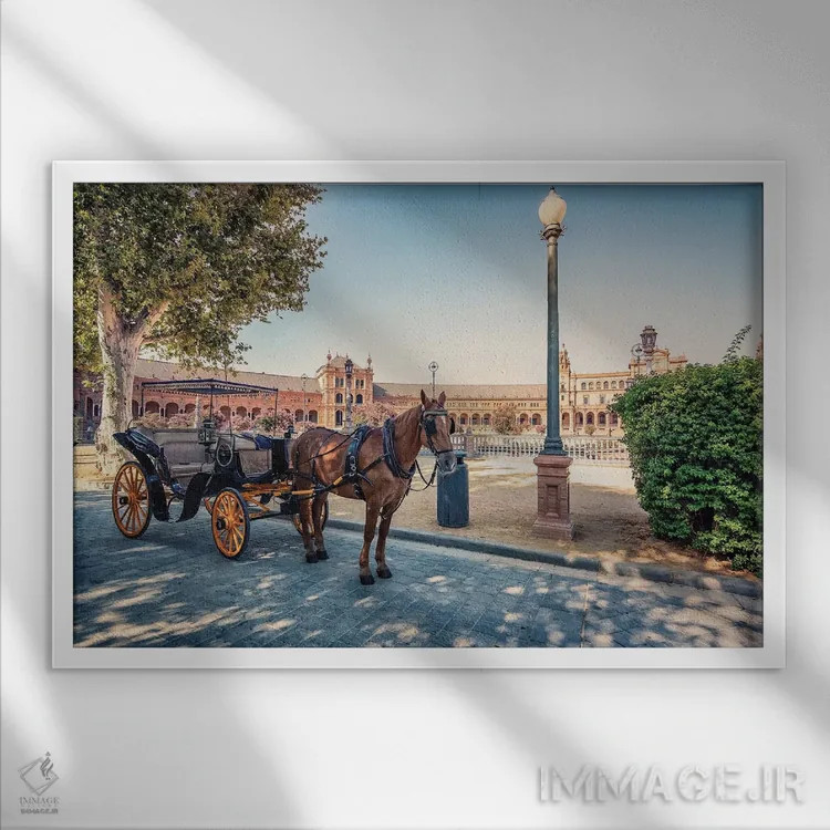 تابلو سویا (شهر اسپانیا) اثر مانجیک پیکچرز (استودیو عکاسی یا فیلمسازی) - نمای قابدار سفید