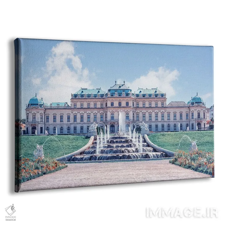 تابلو کاخ بلودر (اتریش) اثر مانجیک پیکچرز (استودیو عکاسی یا فیلمسازی) - نمای پرسپکتیو محصول