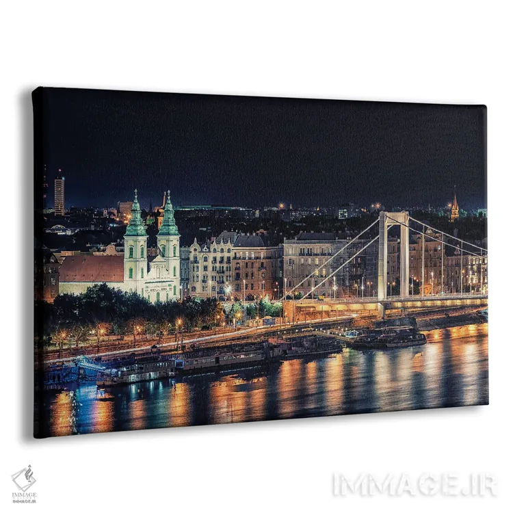 تابلو شب در بوداپست اثر مانجیک پیکچرز (استودیو عکاسی یا فیلمسازی) - نمای پرسپکتیو محصول