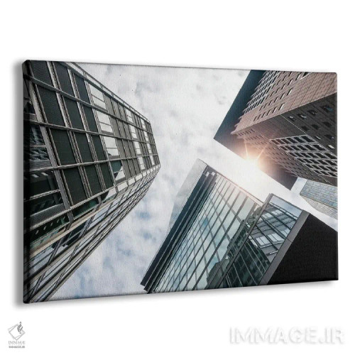 تابلو ساختمانهای فرانکفورت اثر مانجیک پیکچرز (استودیو عکاسی یا فیلمسازی) - نمای پرسپکتیو محصول