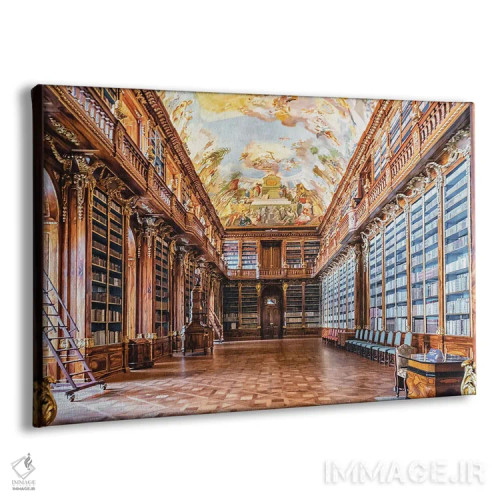 تابلو کتابخانهای در پراگ اثر مانجیک پیکچرز (استودیو عکاسی یا فیلمسازی) - نمای پرسپکتیو محصول