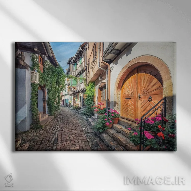 تابلو خیابان ایگیسهیم اثر مانجیک پیکچرز (استودیو عکاسی یا فیلمسازی) - نمای روبهرو روی دیوار