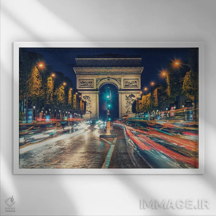 تابلو طاق نصرت اثر مانجیک پیکچرز (استودیو عکاسی یا فیلمسازی) - نمای قابدار سفید