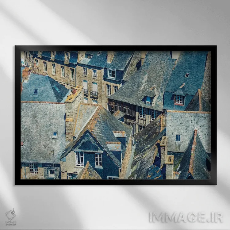 تابلو بامهای باوران اثر مانجیک پیکچرز (استودیو عکاسی یا فیلمسازی) - نمای قابدار مشکی