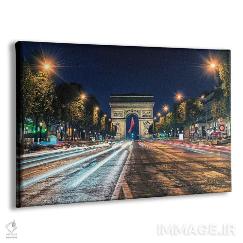 تابلو شانزهلیزه در شب اثر مانجیک پیکچرز (استودیو عکاسی یا فیلمسازی) - نمای پرسپکتیو محصول