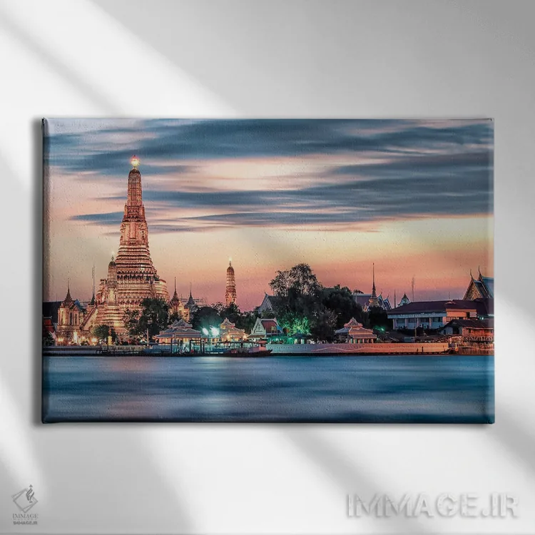 تابلو بانکوک زیبا اثر مانجیک پیکچرز (استودیو عکاسی یا فیلمسازی) - نمای روبهرو روی دیوار