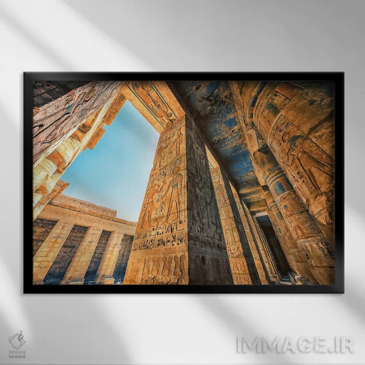 تابلو مباورت هابو (مصر) اثر مانجیک پیکچرز (استودیو عکاسی یا فیلمسازی) - نمای قابدار مشکی