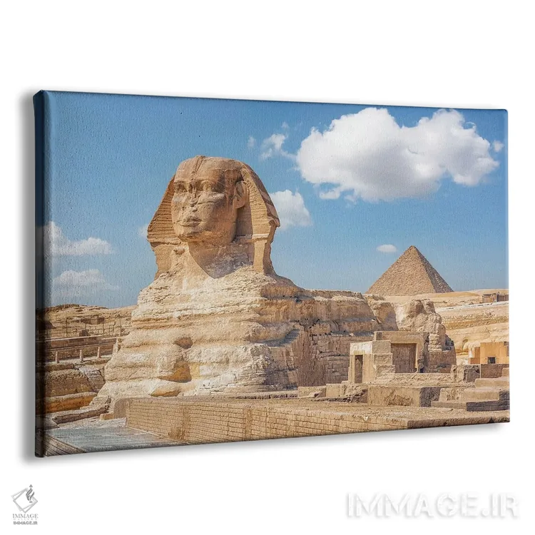 تابلو مجسمه ابوالهول اثر مانجیک پیکچرز (استودیو عکاسی یا فیلمسازی) - نمای پرسپکتیو محصول