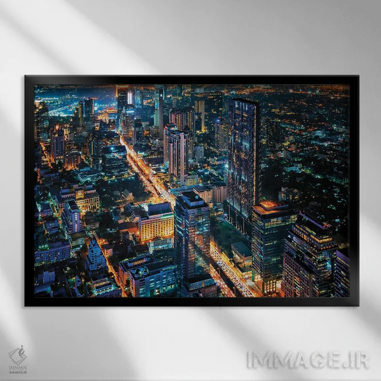 تابلو ساتورن (بانکوک) اثر مانجیک پیکچرز (استودیو عکاسی یا فیلمسازی) - نمای قابدار مشکی