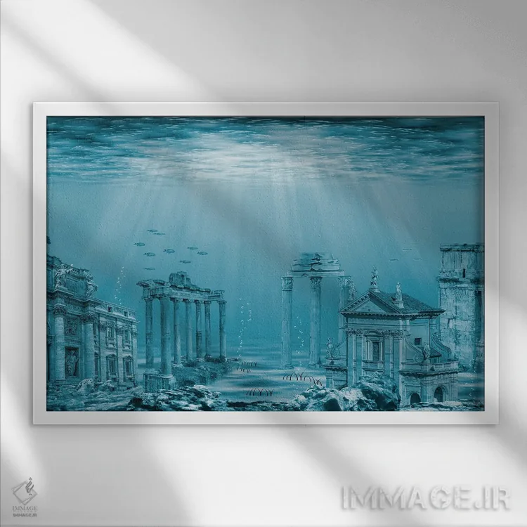 تابلو آتلانتیس (اساطیری) اثر مانجیک پیکچرز (استودیو عکاسی یا فیلمسازی) - نمای قابدار سفید