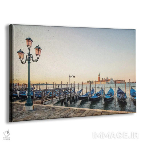 تابلو گوندولاهای آبی اثر مانجیک پیکچرز (استودیو عکاسی یا فیلمسازی) - نمای پرسپکتیو محصول
