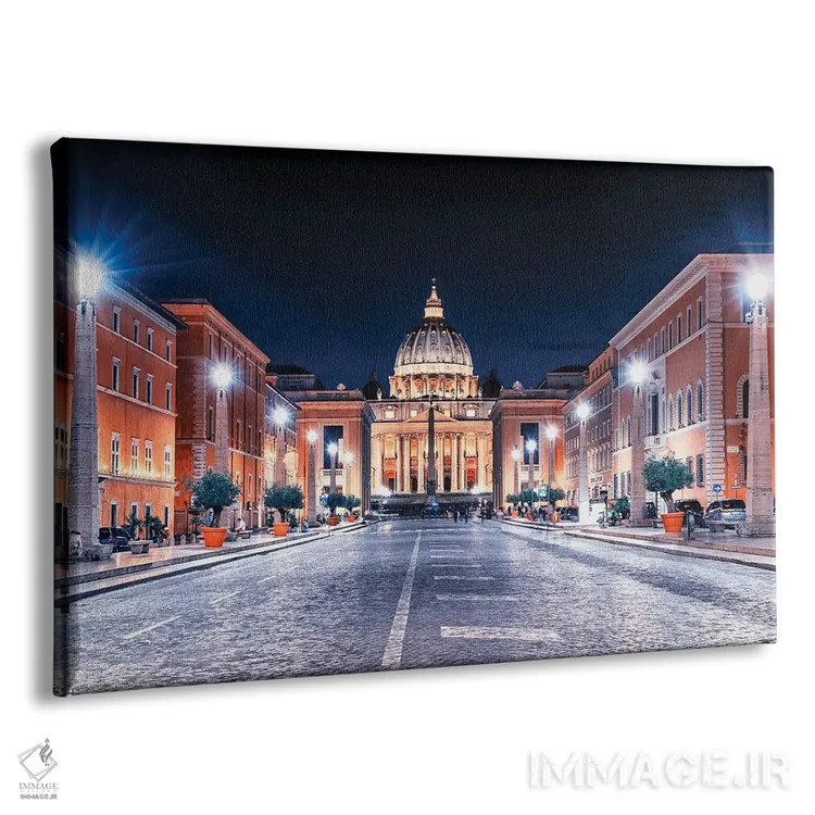 تابلو غروب واتیکان اثر مانجیک پیکچرز (استودیو عکاسی یا فیلمسازی) - نمای پرسپکتیو محصول