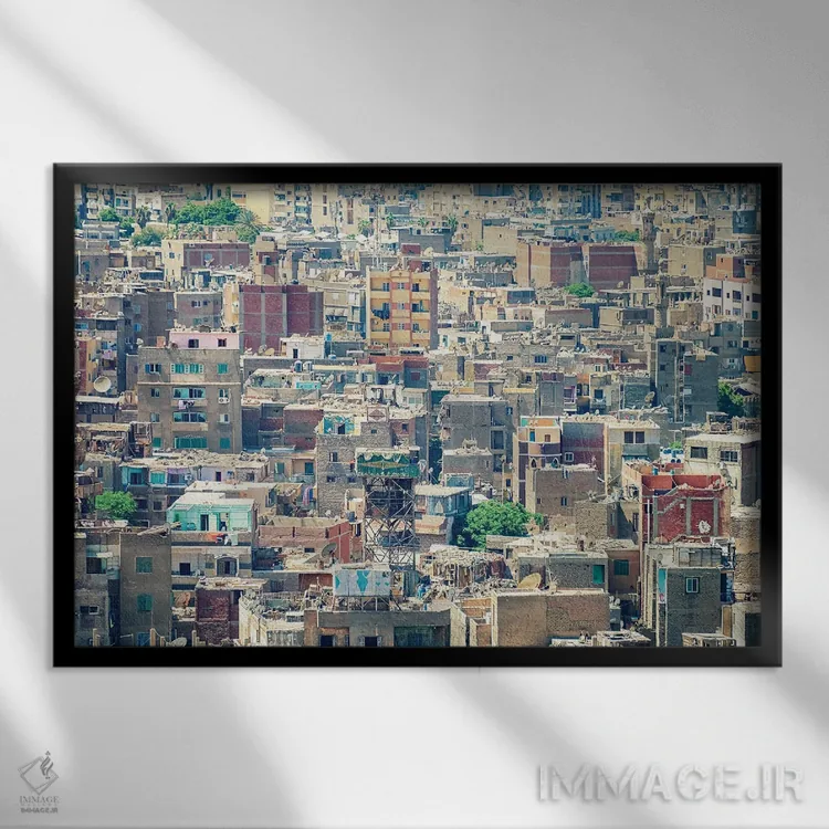 تابلو قاهرهٔ قدیم اثر مانجیک پیکچرز (استودیو عکاسی یا فیلمسازی) - نمای قابدار مشکی