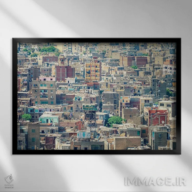 تابلو قاهرهٔ قدیم اثر مانجیک پیکچرز (استودیو عکاسی یا فیلمسازی) - نمای قابدار مشکی