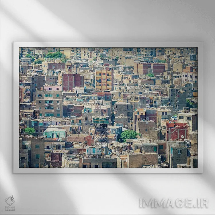 تابلو قاهرهٔ قدیم اثر مانجیک پیکچرز (استودیو عکاسی یا فیلمسازی) - نمای قابدار سفید