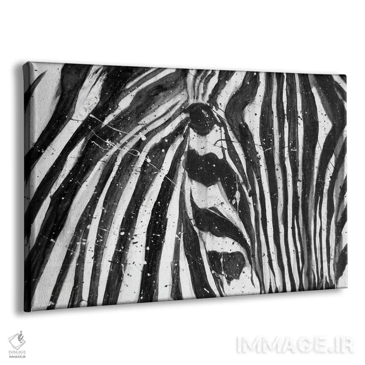 تابلو راهراه گورخر اثر الا مازور - نمای پرسپکتیو محصول