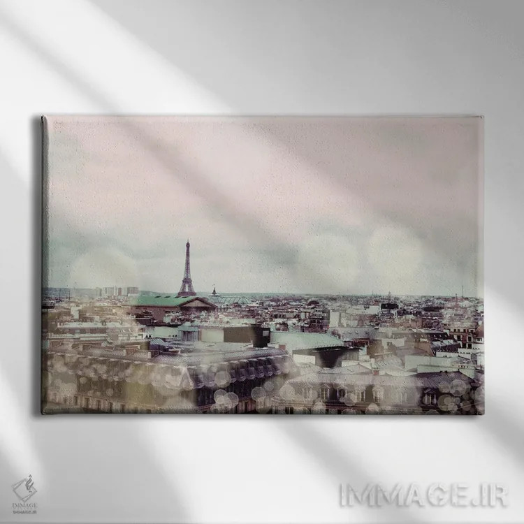 تابلو بامهای پاریس اثر امیلی ناواس - نمای روبهرو روی دیوار