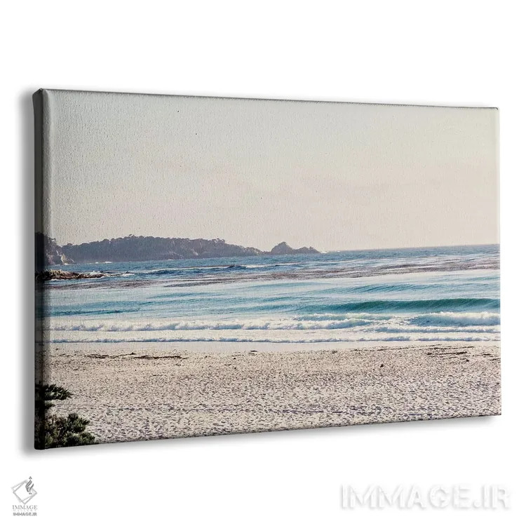 تابلو امواج بامدادی اثر امیلی ناواس - نمای پرسپکتیو محصول